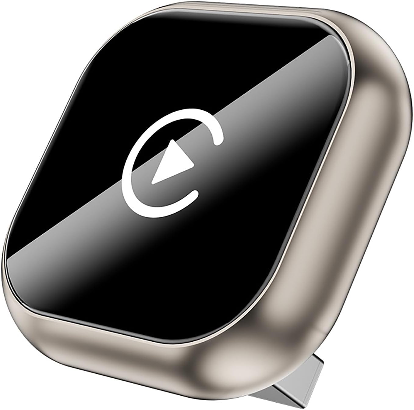 Wireless CarPlay Adapter for Smart 1 2022 2023 2024 2025 2026, Wired to Wireless Dongle, Plug and Play USB Design, Stable Bluetooth Fast Connection Car Accessories,Gold-A