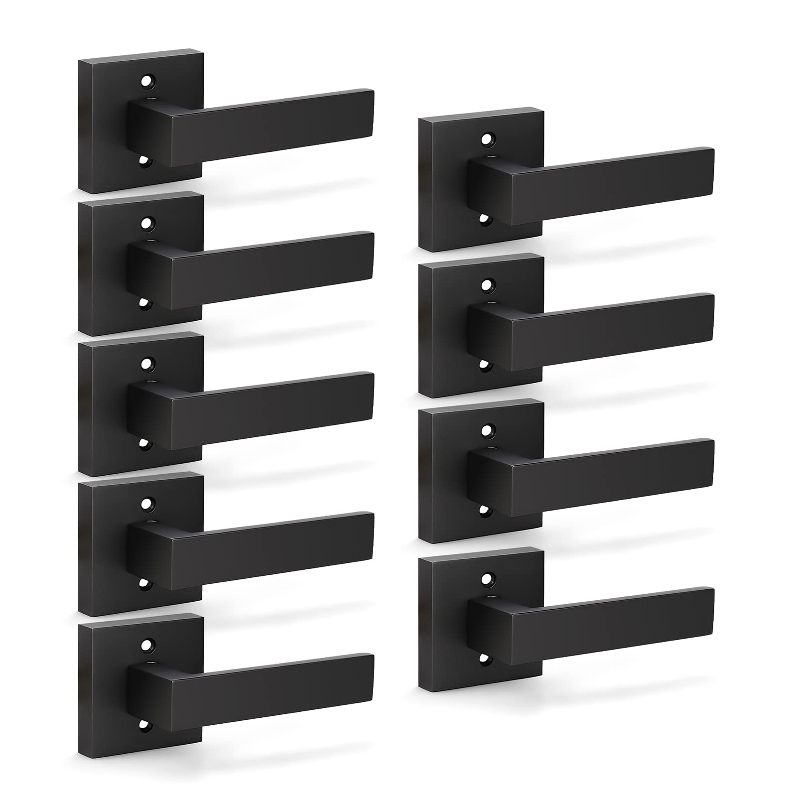 KNOBWELL Matte Black Dummy Door Handles - FREE SHIPPING -15 KNOBWELL Matte Black Dummy Door Handles - FREE SHIPPING -15