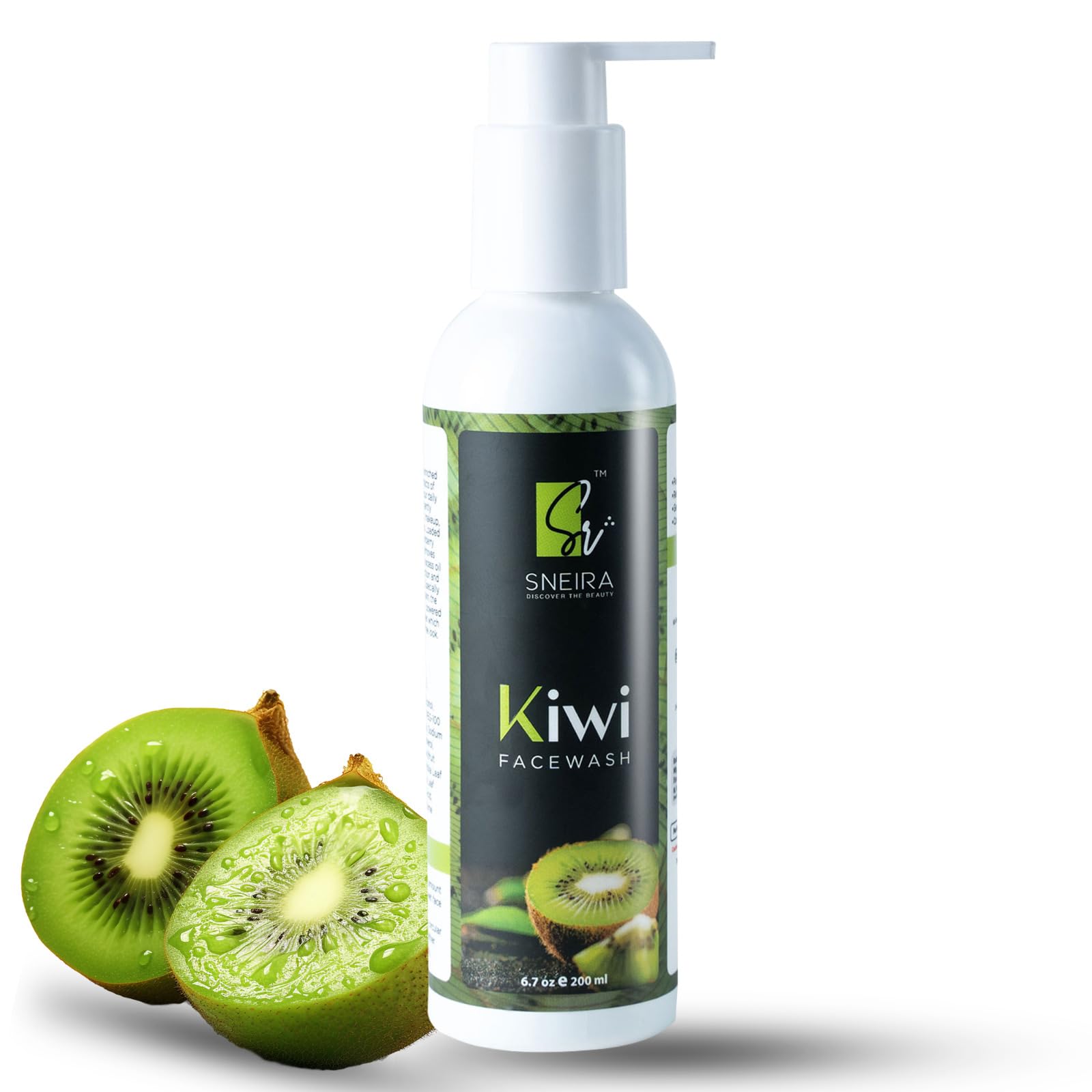 KIWI Facewash 200ml | Mild Face Wash With No Harsh Chemicals, Soap & Paraben Free, Removes Dirt & Excess Oil For All Skin Type (Pack of 1)