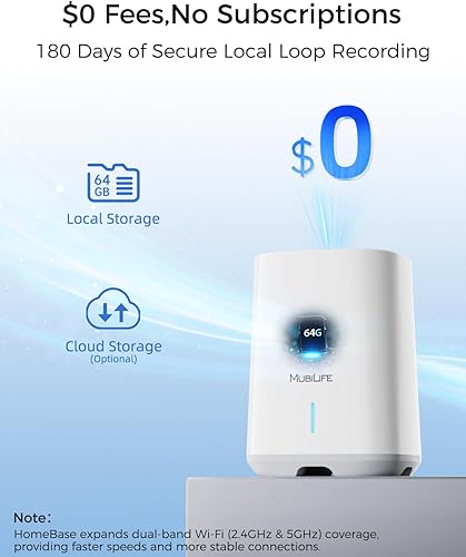 Miniatura 4 de MUBILIFE Cámaras de seguridad 4K inalámbricas para exteriores, sin suscripción, cámaras solares de 8 MP para seguridad del hogar, almacenamiento