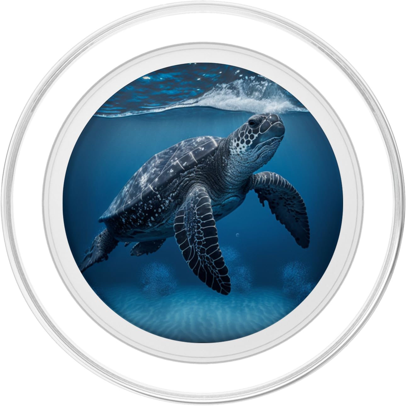 Ocean Sea Turtle Sea Turtle PopSockets MagSafe PopGrip for iPhone