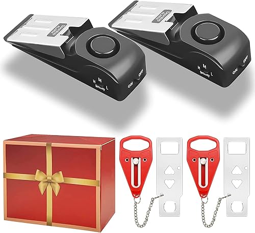 Cerradura de puerta portátil y alarma de puerta