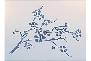Cherry Blossom Wall Stencils: Excite Your Walls with Serene Beauty