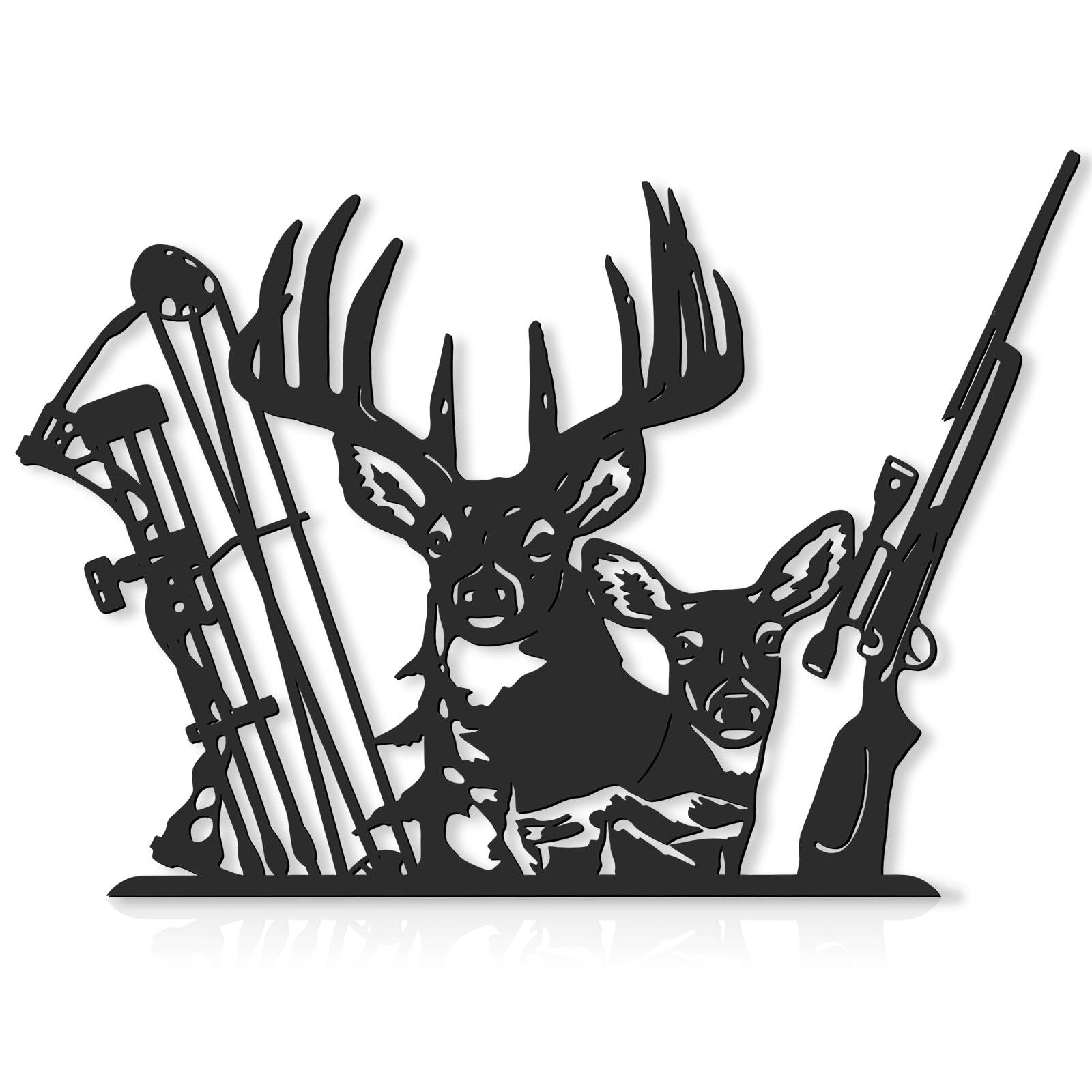 Deer Hunting Prayer Metal Sign – Vintage Tin Wall Art For Bar, Garage, Or Man Cave, 12x8 Inches
