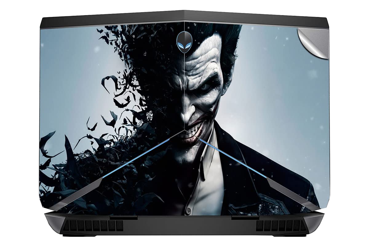 GADGETS WRAP Printed Vinyl Top Only Skin Sticker Decal for Alienware 17 inch - Dark Hero (7)