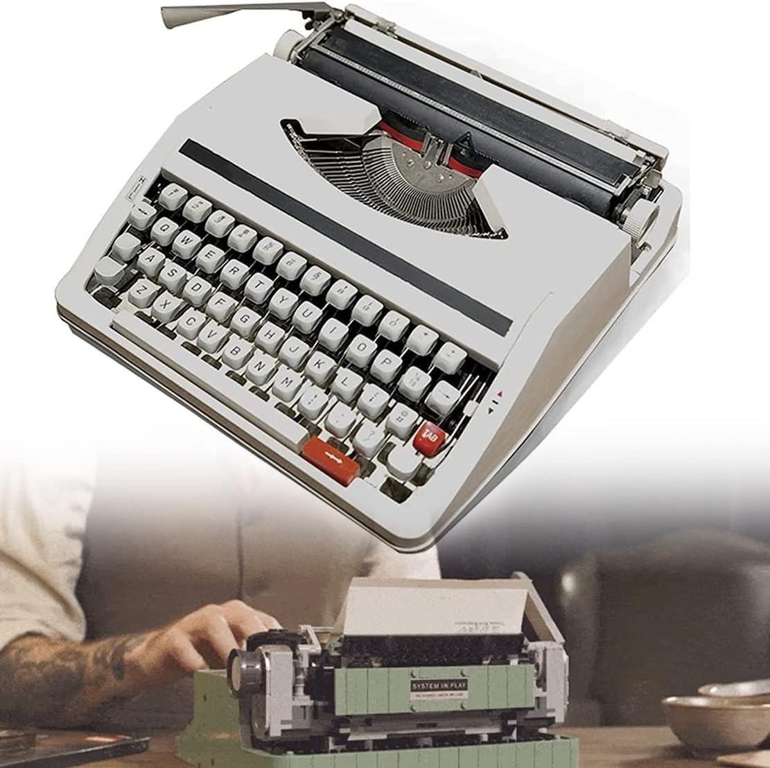 Machine à écrire portable vintage pour créer vos romans et lettres d'amour rétro