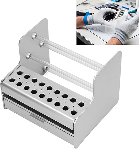 Miniatura 2 de YYQTGG Caja de almacenamiento de herramientas, estante de destornillador duradero de gran capacidad, buena organización para soldador