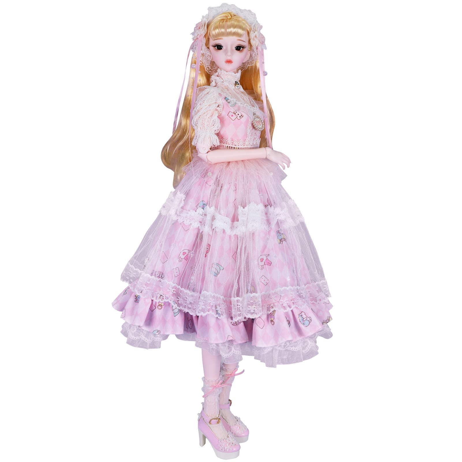 Amazon | ICY Fortune Days オリジナルデザインの関節動ける人形 1/3  