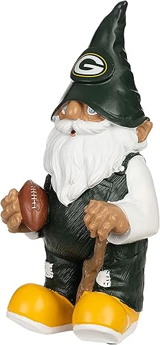 Miniatura 26 de NFL Resin 11.5" Team Logo Outdoor Garden Statue Gnome