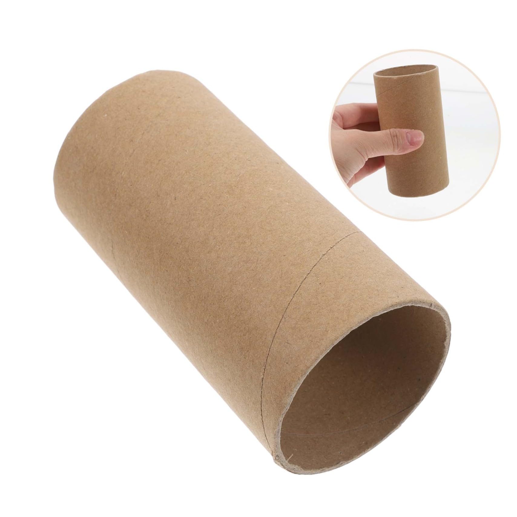 Hemobllo Tubo De Cartón Artesanal Para Manualidades 30 Piezas Color Natural Diámetro 5,2 Cm Niños Materiales Creativos Uso Escolar Bricolaje Jardín Infantil Pintura