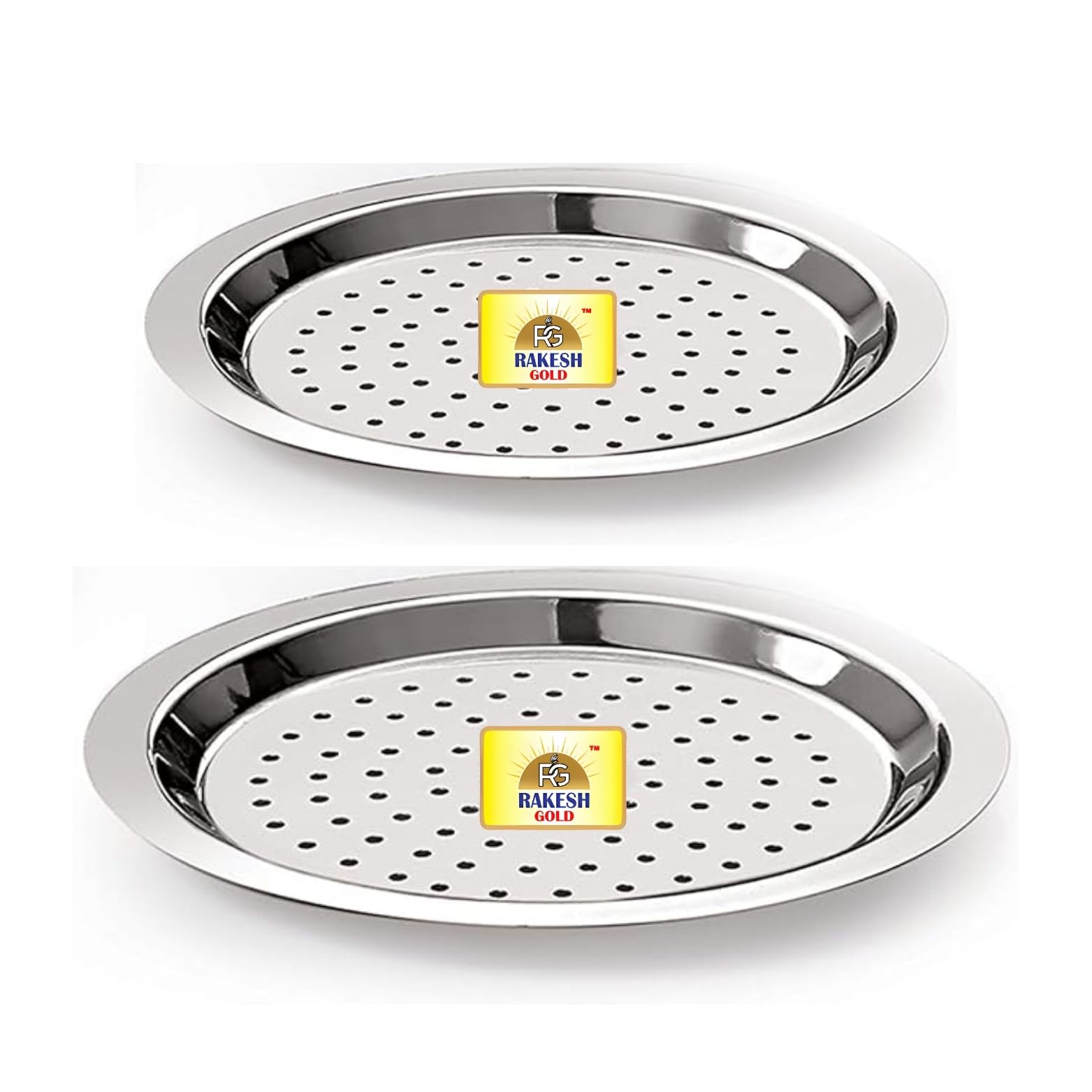 Rakesh Gold Stainless Steel Utensil Lids - Set of 4 -3 Rakesh Gold Stainless Steel Utensil Lids - Set of 4 -3