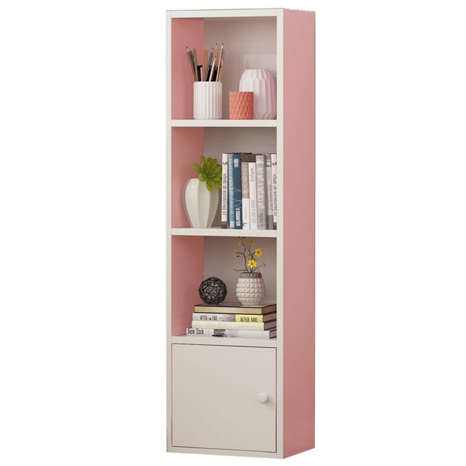 Scaffale per libri per bambini con ante – Libreria in legno a 3/4/5/6 strati per risparmiare spazio – organizer ideale per libri per bambini