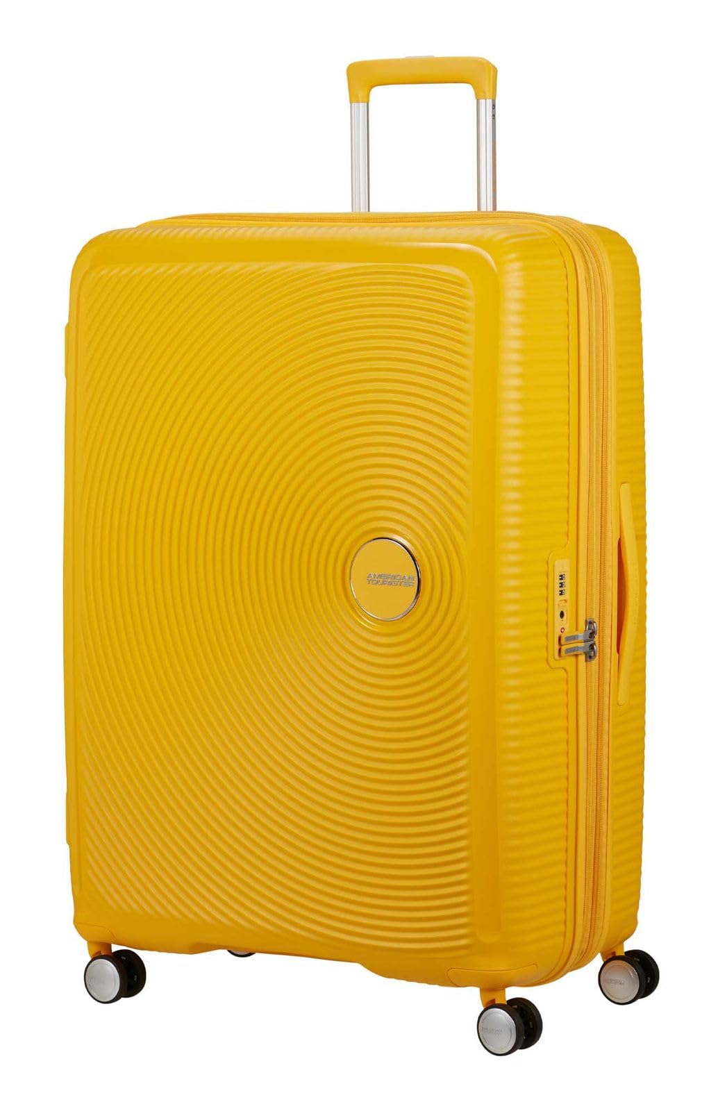 American Tourister Soundbox Spinner 80/30 TSA EXP Trolley Golden Yellow