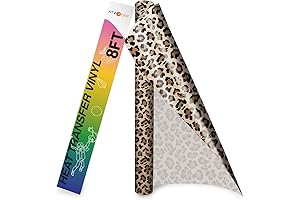 HTVRONT Leopard Heat Transfer Vinyl Roll