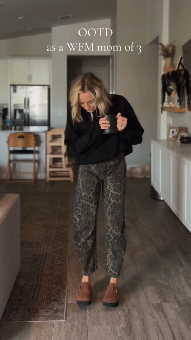 Jeans Barrel Donna Leopardati - Vita Media, Loose Wide Leg, Effetto Vintage, Comodi E Alla Moda - Foto 13