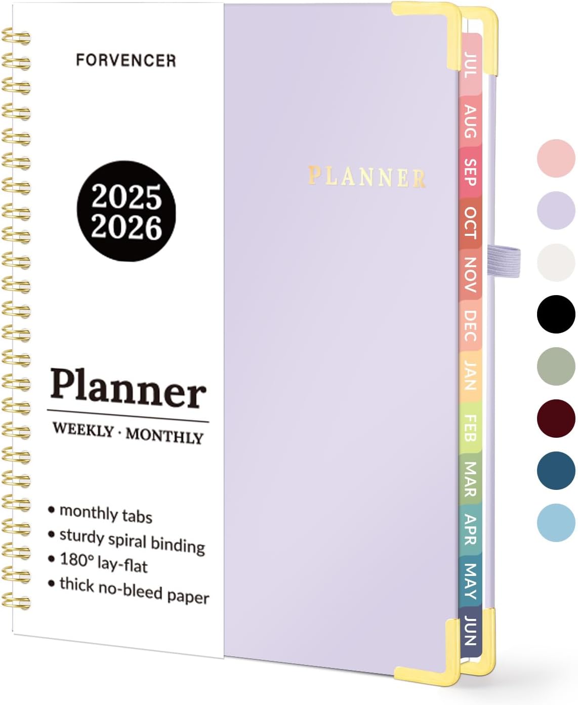 2026 Planner - Weekly & Monthly Planner From Jan 2026 To Dec 2026, With Inner Pocket & Notes Pages
