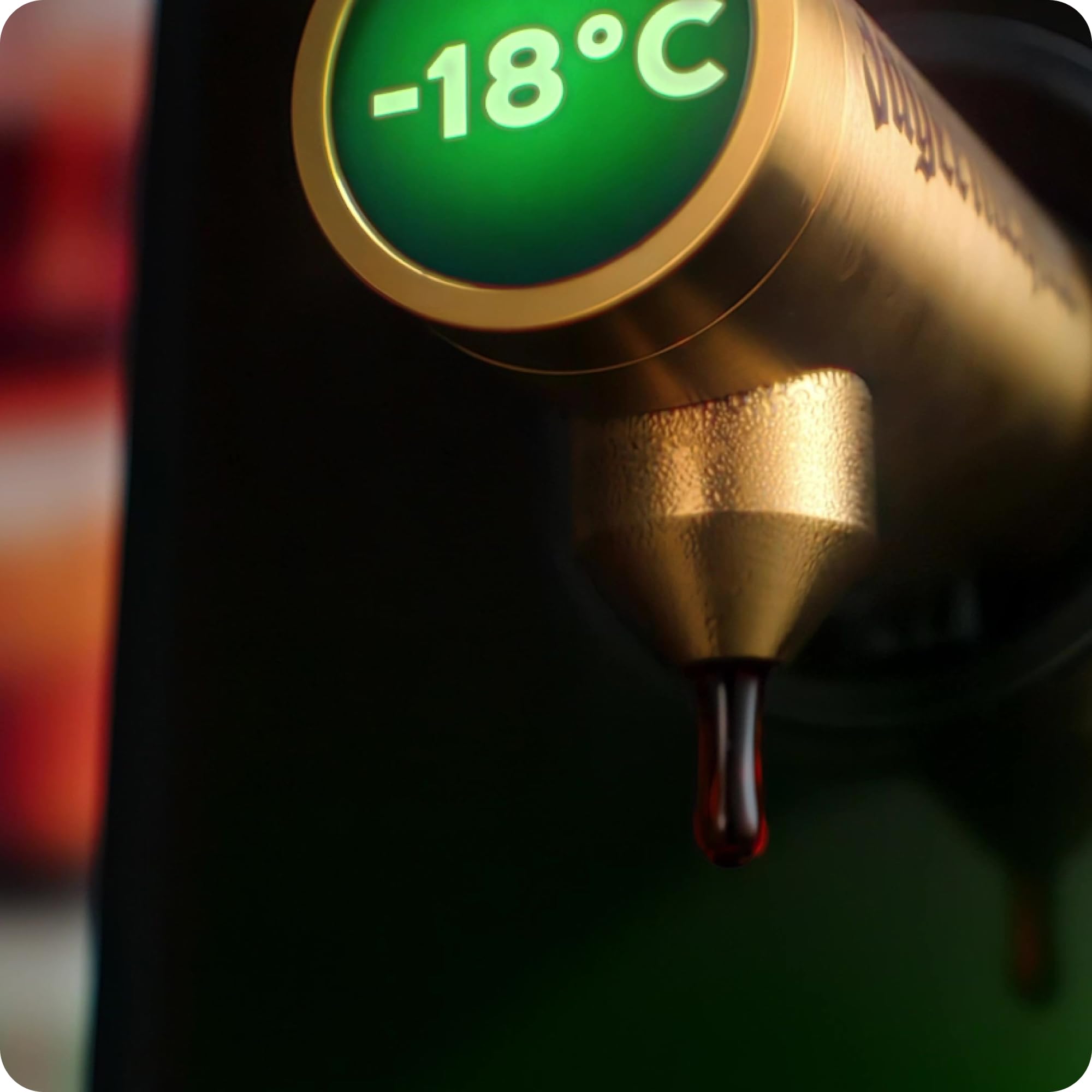 Jägermeister Shot Machine 2.0 – Kräuterlikör bei -18°C zapfen – Meisterhafte Shots servieren – Die Zapfmaschine mit Kühlung passt auf Flaschengrößen 0,35l - 0,5l - 0,7l - 1l – 22,0 x 39,5 x 40,7 cm | Die Zapfmaschine mit Kühlung passt auf Flaschengrößen 0