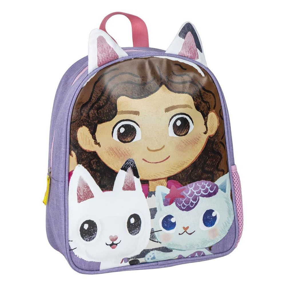 CERDÁ LIFE'S LITTLE MOMENTS Gabby's Dollhouse Unisex Children's School Backpack, Lilac, S, Lilac, Small