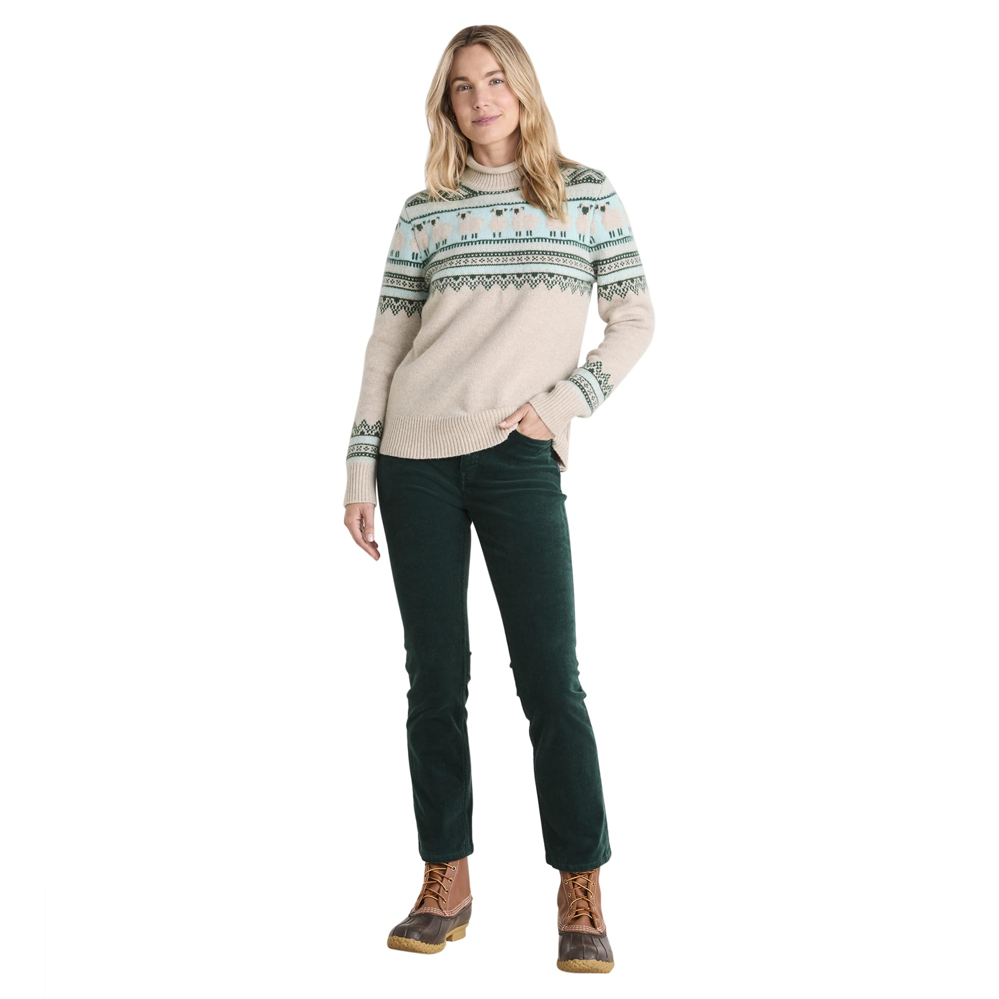 vineyard vines Women's Mid-Rise Kick Flare Cords