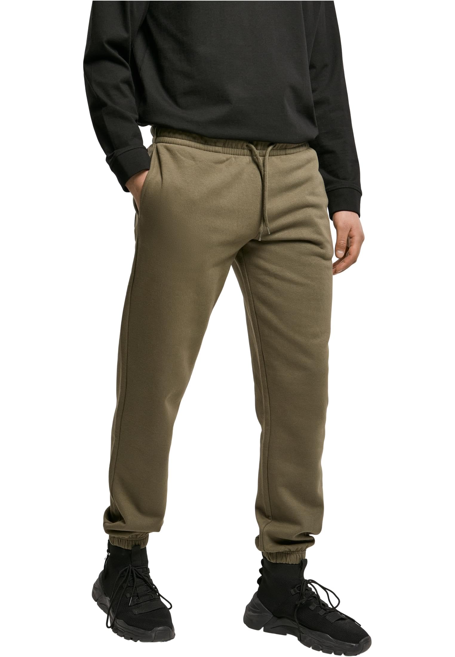Urban Classics Men's Basic Sweatpants 2.0 Slacks, Dark Olive, XXS