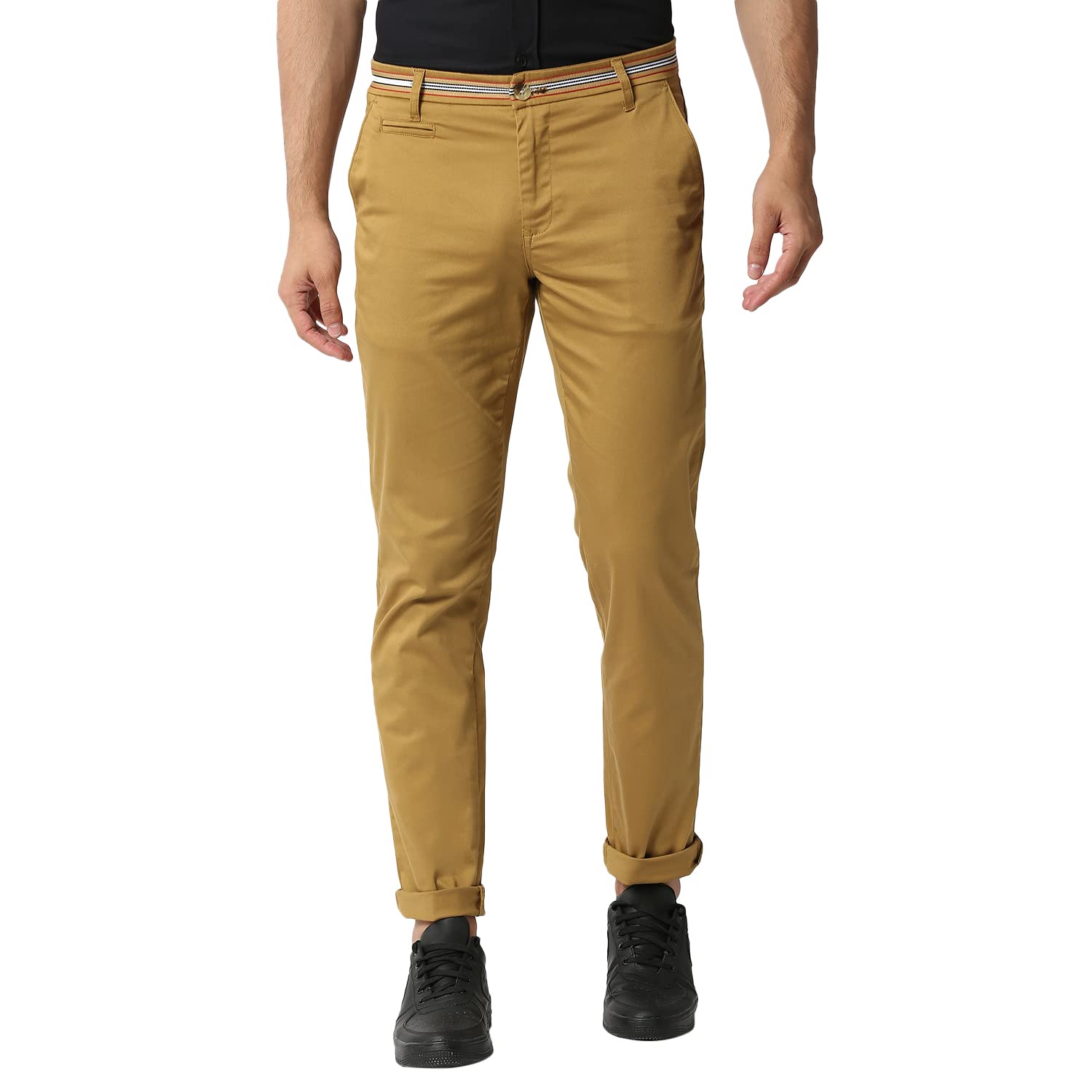 thomas scott Men's Slim Fit Mid Rise Pants-picture-15