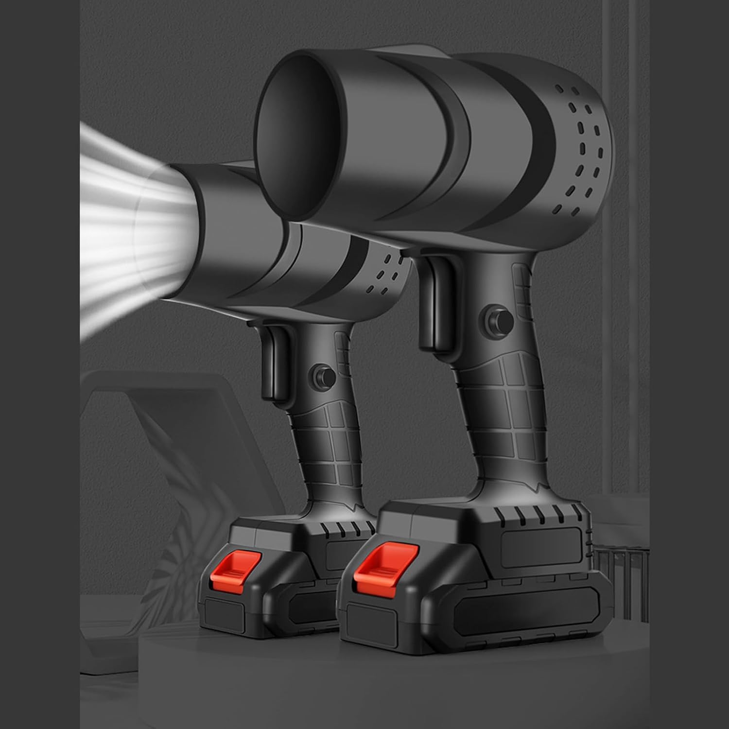 Electric Cordless Leaf Blower Stepless Speed Regulation Easy Carry Blower for Precise in Gardens & Garages