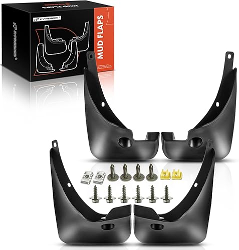 Miniatura 10 de A-Premium Juego de 4 solapas de barro, protectores de salpicaduras, guardabarros con kits de herrajes, accesorios compatibles con Toyota RAV4,