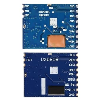 5.8G Receiver Module Rx5808 Wirieless Audio Video Receiver Module 4.86.0Ghz Receiver for FPV System Remote Control Helicopter