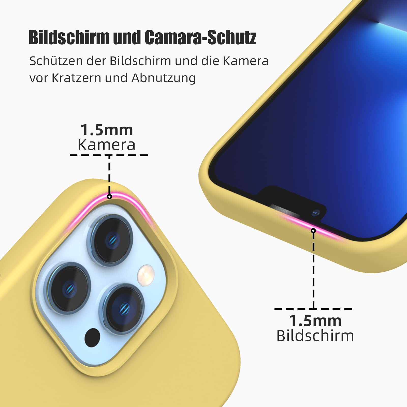 Amazon.co.jp: ARSUNOVO iPhone 13 Pro ケース 6.1インチ対応 [耐衝撃