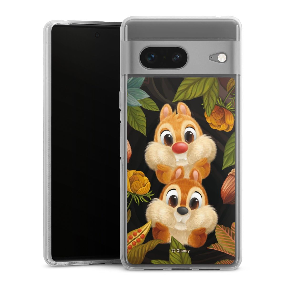 Coque silicone Google Pixel 7 évite rayures - Protection Disney Tic et Tac