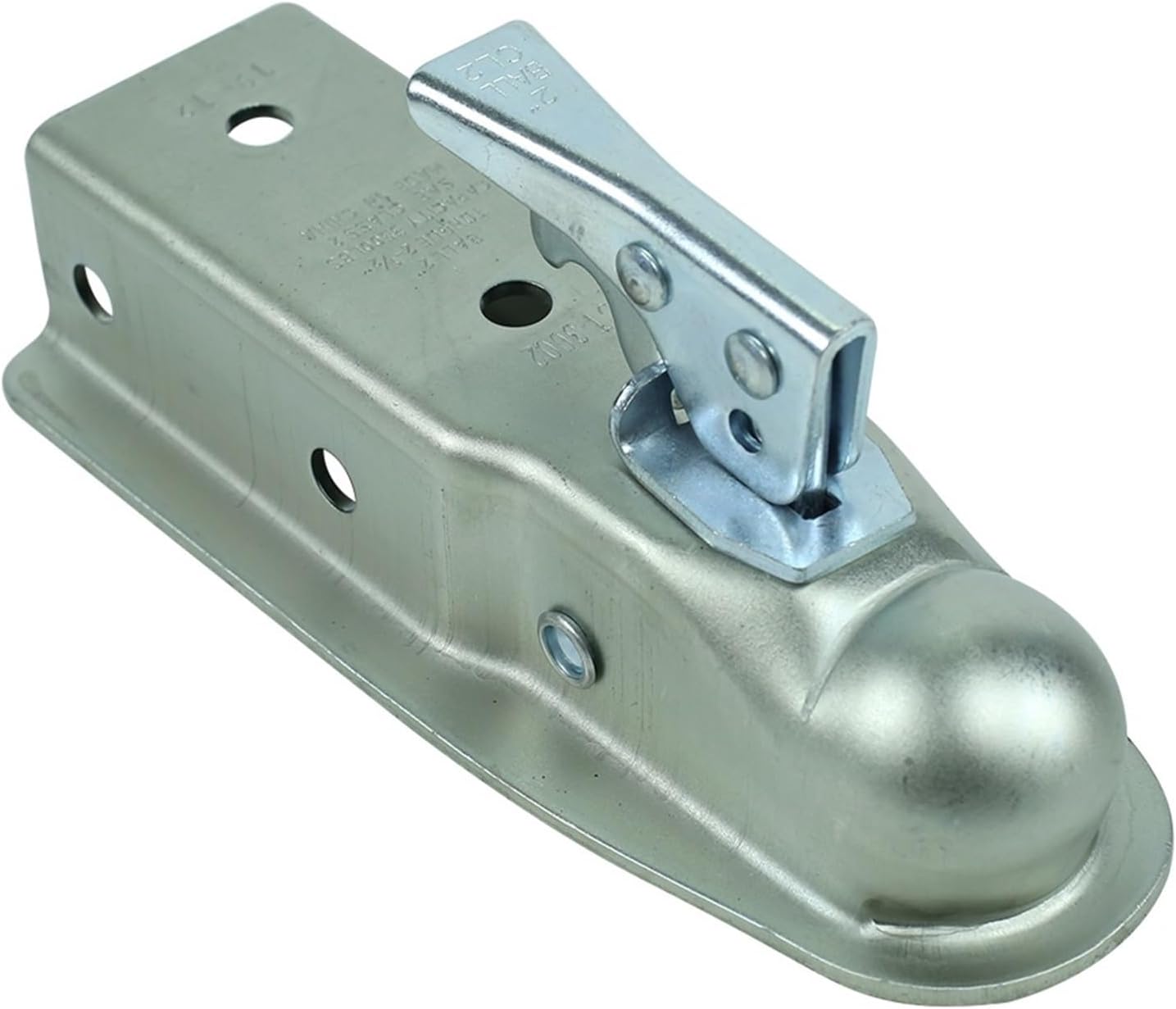 Trailer Coupler 2 X 2-1/2 Inch Ball Hitch Back Coupling Straight Tongue 2-1/2" RV Parts Camper Caravan Accessories