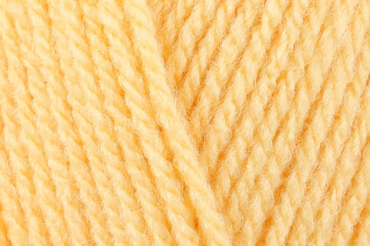 Sirdar Hayfield Bonus DK Crochet Yarn, 100% Acrylic Double Knitting Wool for Jumpers Toys Sweaters - 100g Balls - Lemon (659) - Pack of 3