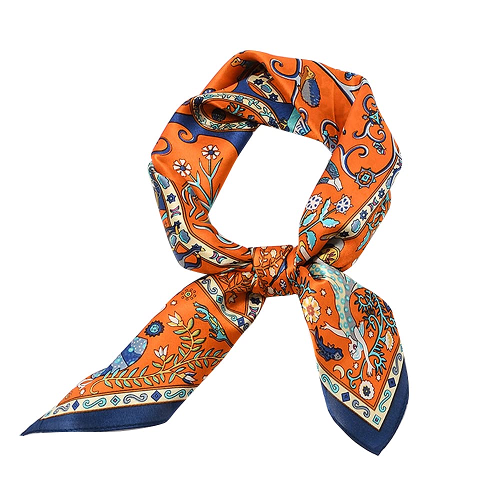 MEISEE 100% Pure Mulberry Silk Scarf 27"'x27(in) Square Scarf Head Scarf Neck scarf Headscarf for Women with Gift Packed