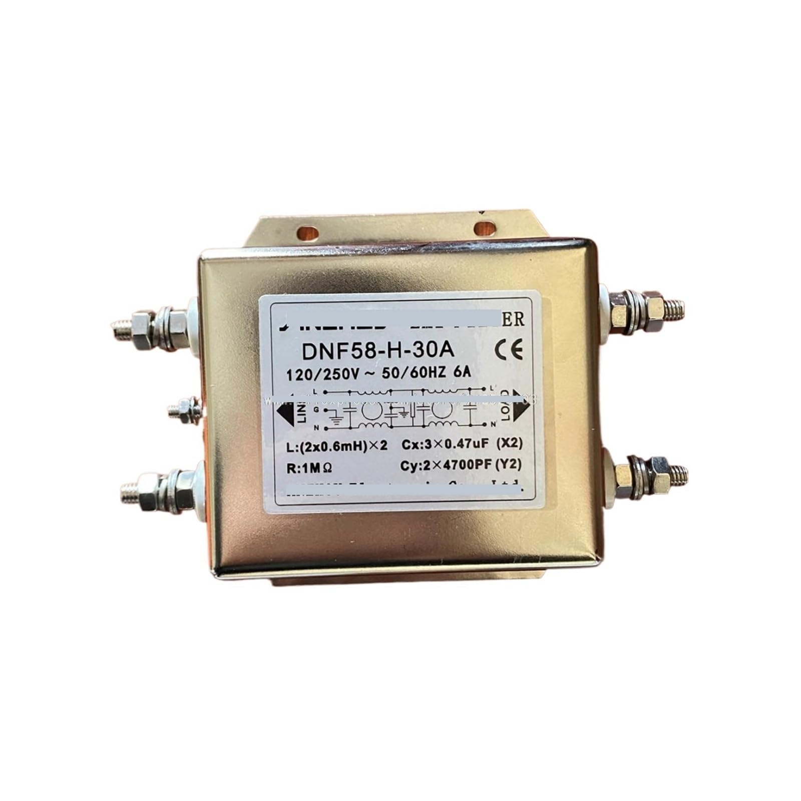 Filtre de puissance F58-H-30A pour réseau électrique 250V stable