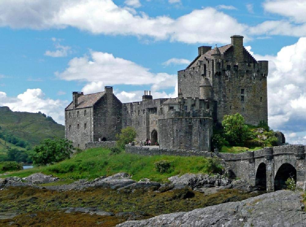 SHILIHOME Eilean Donan Castle Painting By Numbers Diy Unique
