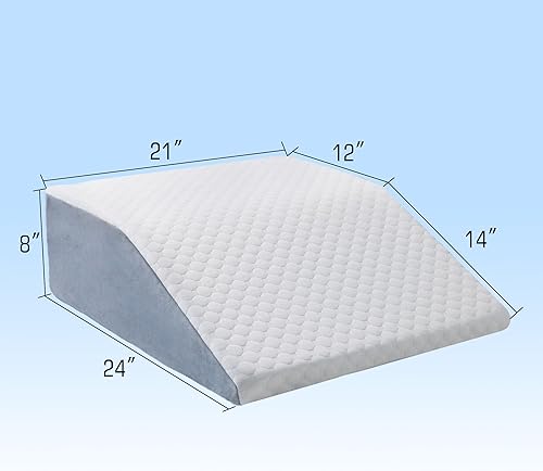 Miniatura 4 de Almohada elevadora de piernas para después de la cirugía, almohada de elevación para hinchazón de piernas, almohada de cuña para la circulación