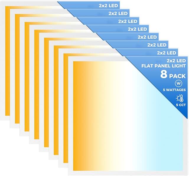 Franjulia 2x2 rectangular LED flat panel ceiling lights