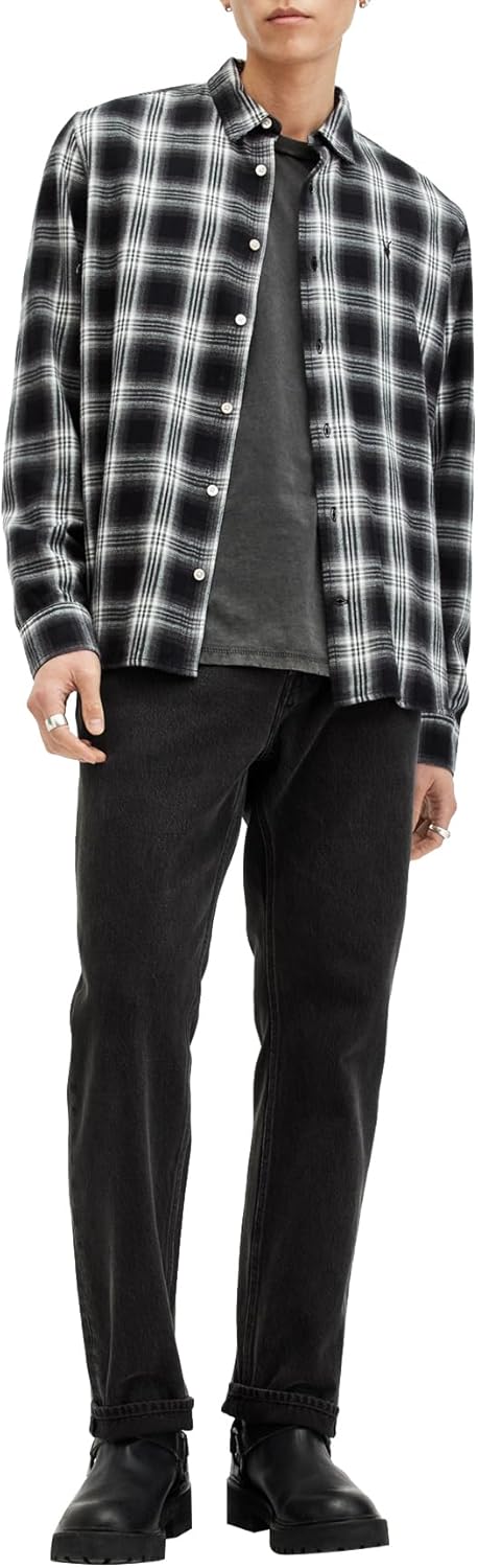 AllSaints Men's Dury Ls Shirt - Image 3