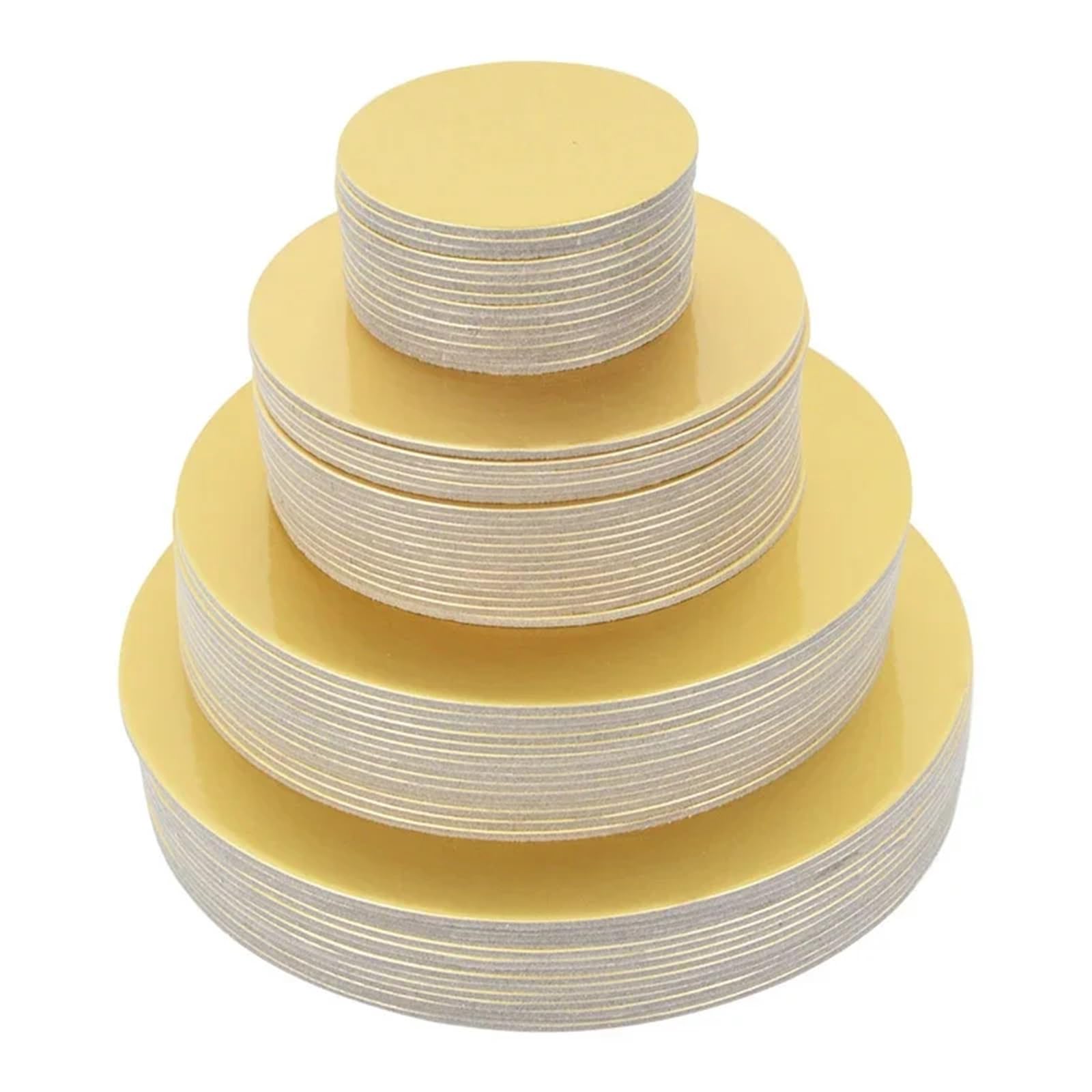 Base para Tartas Diámetro de cartón for Pastel Disponible Base de cartón Circular(Silvery 24cm-10pcs)