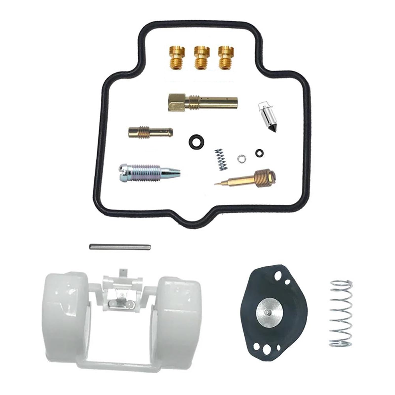 Kit de réparation de carburateur Ozark 250 avec joints étanches et gicleurs