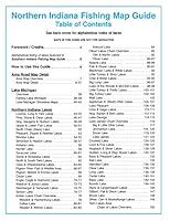 Indiana Fishing Map Guide Northeastern 1885010486 Book Cover