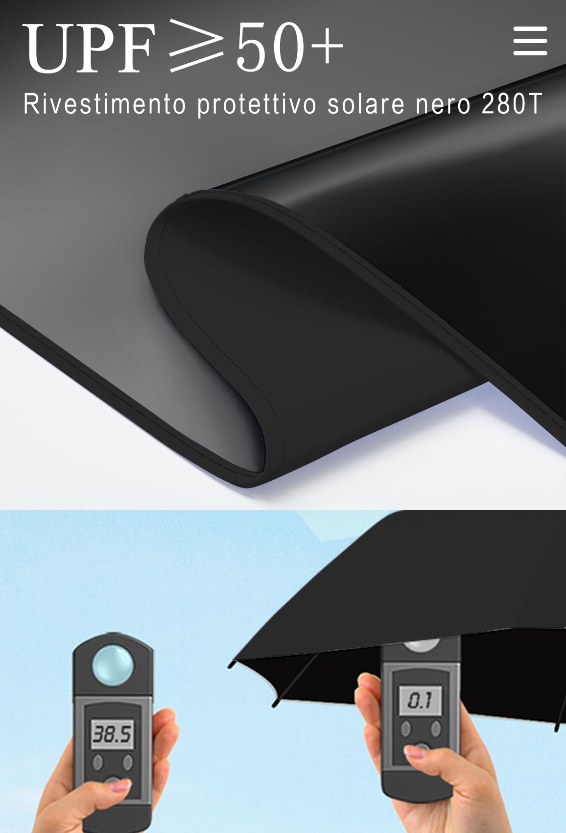 Moorrlii Travel Mini Ombrello per Borsa Con Caso-Piccolo Compatto Ombrello UV Protezione Sole-Leggero Piccolo Ombrello Tasca Con Caso Per Donne, Ragazze