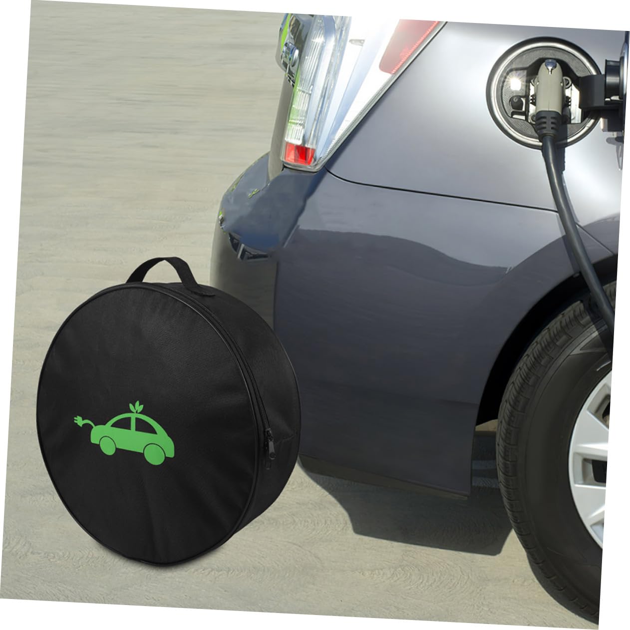 NOLITOY 3 Piezas Bolsa de Almacenamiento para Cable de Carga Organizador de Cables de Coche Unidades de Carga para Vehículos Eléctricos