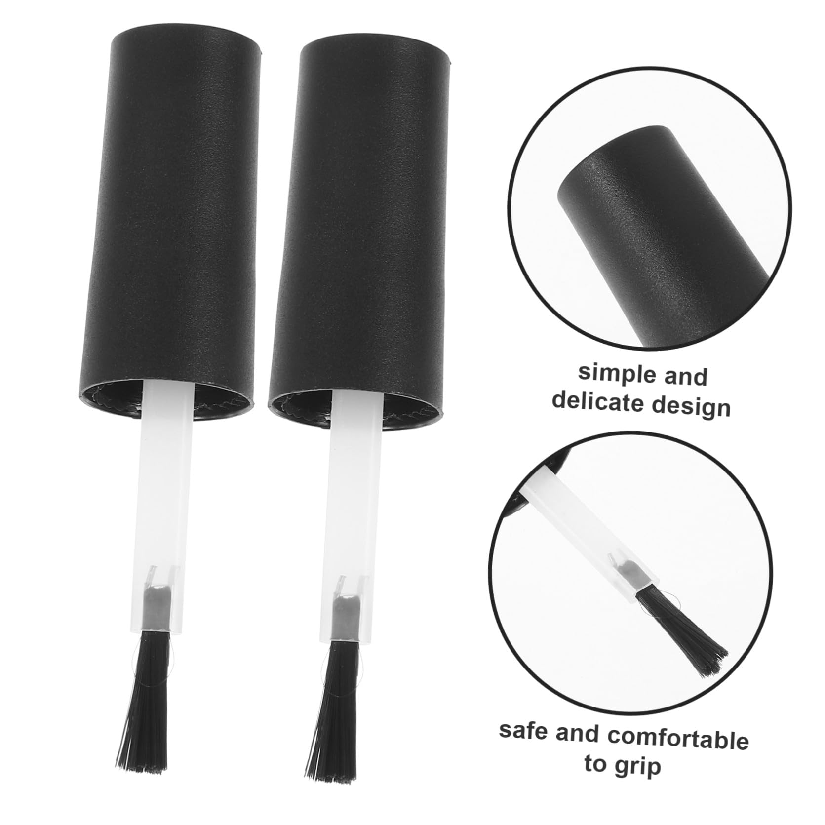Beaupretty 80piezas Pinceles Para Esmalte De Uñas Con Cepillos De Reemplazo Para Botellas De Esmalte y Gel Diseño Práctico y Para Aplicación