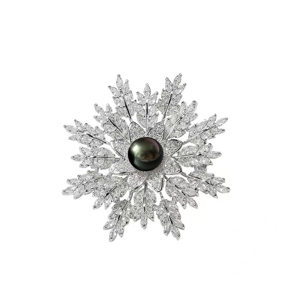 aniversario de Regalos de cumpleaños para mujeres, esposa, tahitiano, broche de perlas negras, regalo para esposa, joyería de boda, regalos del día de la madre para mamá, regalos para el día