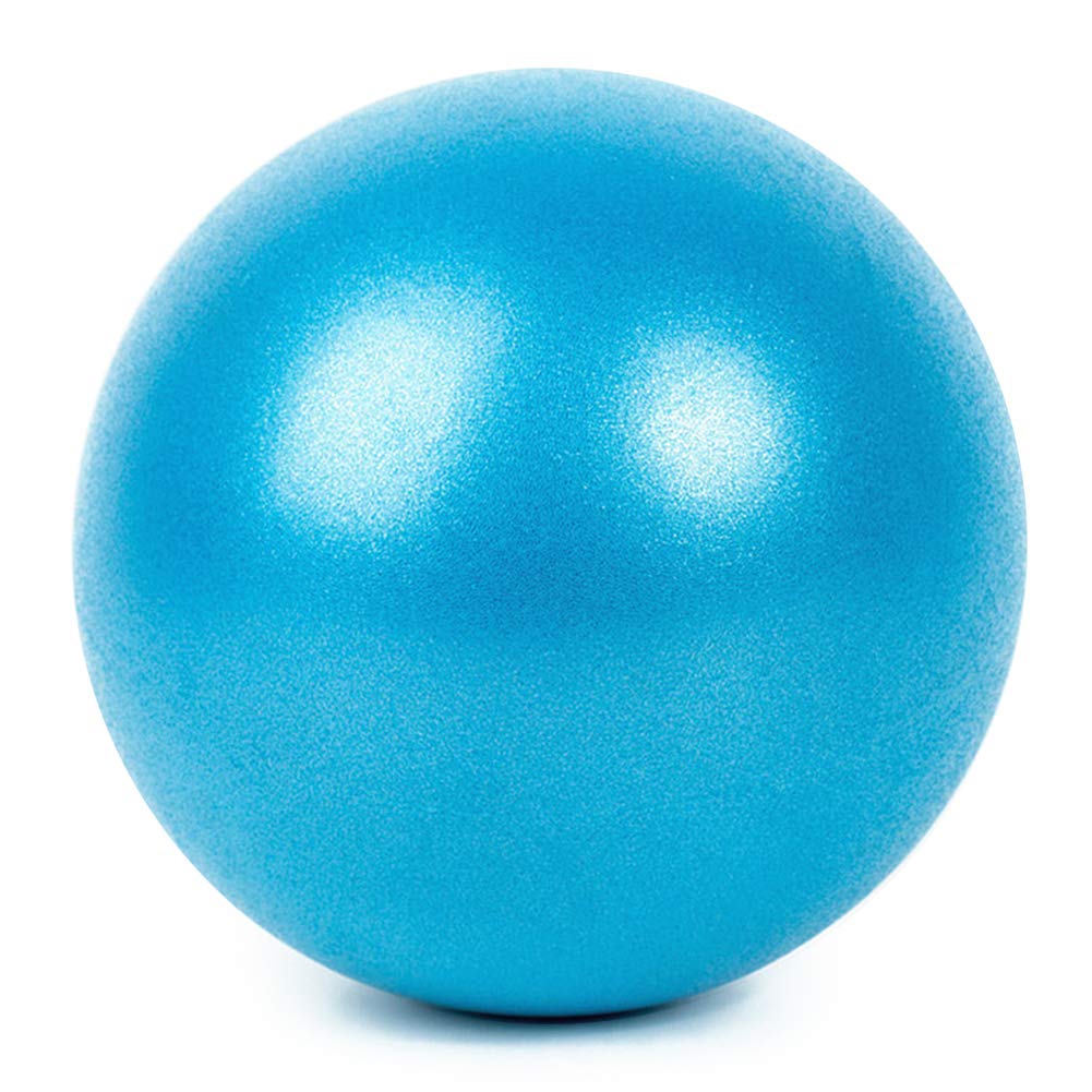Set Di Attrezzi Da 5 Pezzi Per Yoga Pilates Ball Brick Stretching Strap Resistance Loop Blu Diametro della sfera: 25 cm