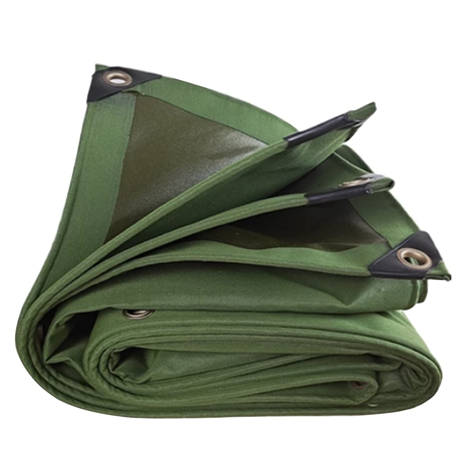 Telo Telo Telo Resistente 5mx5m 600g/m² Telo Verde Telo Telone per Mobili Coperture Multiuso con Occhielli Rinforzati Telo di Fondo Resistente all'Acqua (Dimensioni:2x2m)