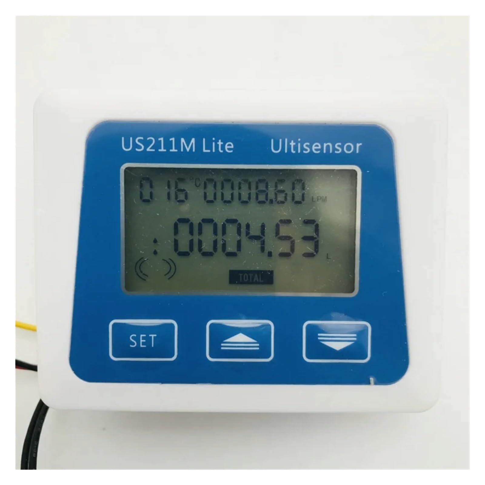 CIRONI Medidor de Flujo Digital de 10-300 l/min de 2 Pulgadas, Lector de Flujo Compatible con Sensor de Flujo de Agua de Efecto Hall
