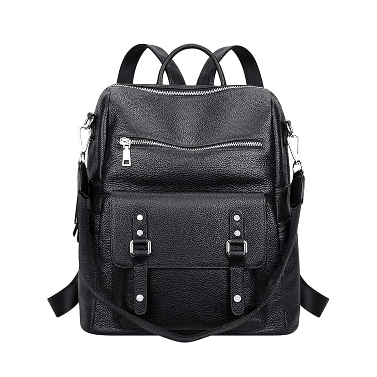 DAANKIE Stylish Leather Backpack Shoulder Bag | Handbag | Ladies Purse | College Bag for Girls | Large Capacity Travel Bag | Diwali Gifts for Sisters (Black) (B0D2J6XXHP) Amazon Price History, Amazon Price Tracker