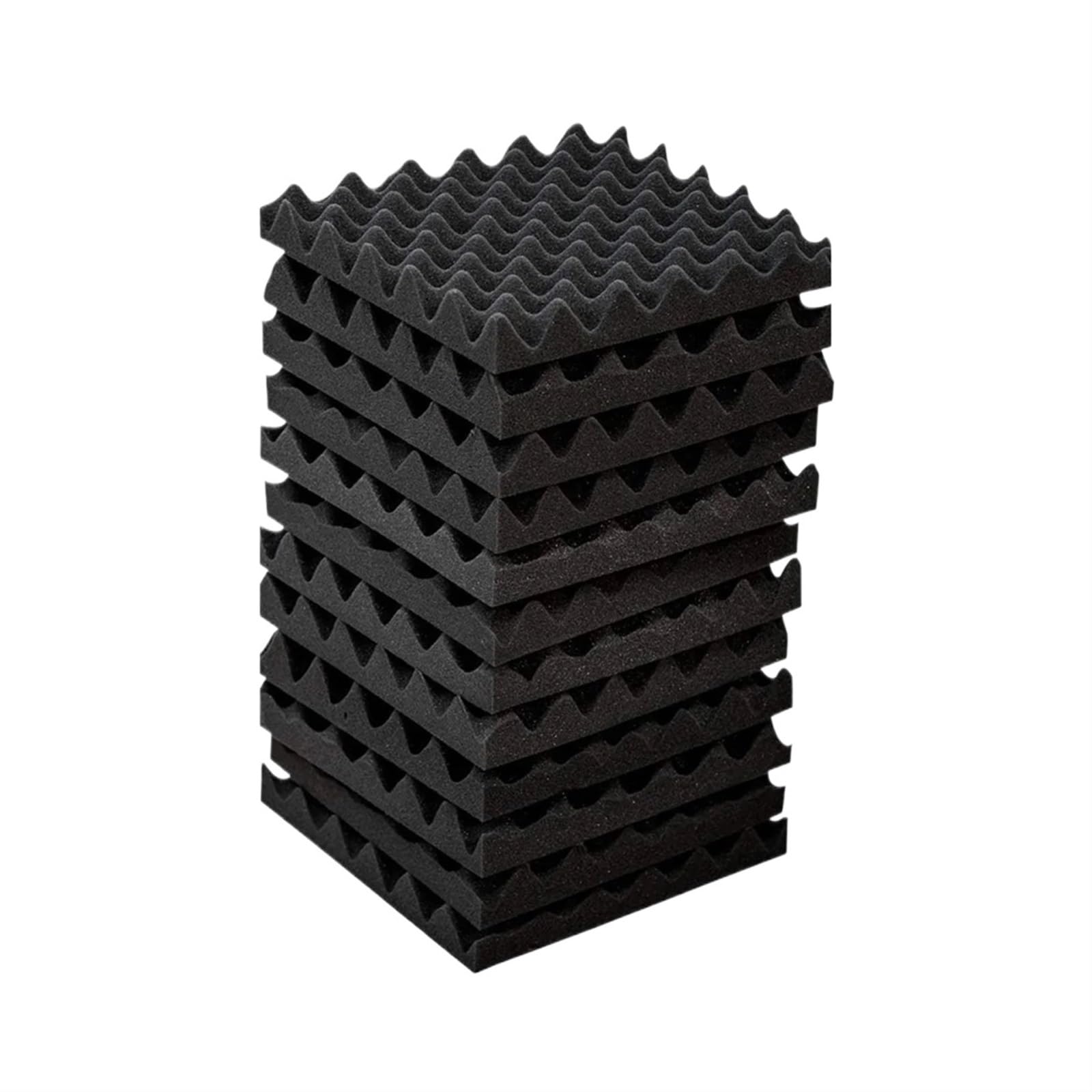 Paquete de 12 Paneles Autoadhesivos de Espuma Acústica (5 X 30 X 30 Cm) - Paneles de Pared Insonorizados de Alta Densidad para Estudio, Hogar Y Oficina - Reducción de Ruido Y Azulejos Decorat